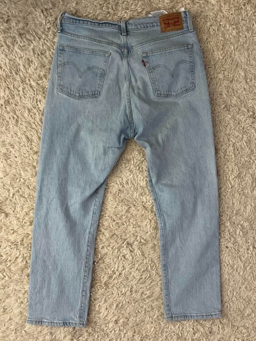 Levi’s 501 Light Wash Jeans Straight Leg Size 32x26